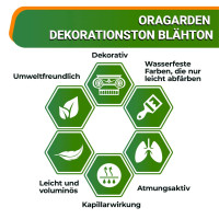 OraGarden Dekorationston Blähton - Braun 4-8 mm 1 Liter