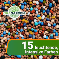 OraGarden Dekorationston Blähton - Bunt 4-8 mm 1 Liter