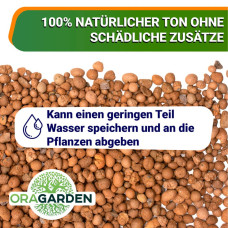 OraGarden Hydroton Blähton Natur 8-16 mm 5 Liter