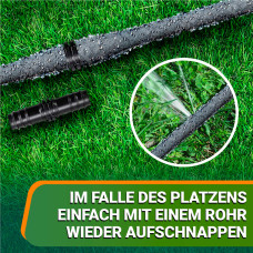 OraGarden Perlschlauch Bewässerungssystem, 3 Stk × 30 m, mit Anschlussset