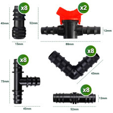 OraGarden Perlschlauch Bewässerungssystem, 2 Stk × 30 m, mit Anschlussset