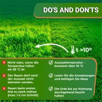 OraGarden Rasensamen Dürreresistent 1 kg