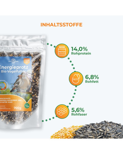 OraGarden Bio Energieprotz Premium Vogelfutter 0.7 kg