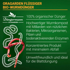 OraGarden Düngermann flüssiger Bio-Wurmdünger 200 ml
