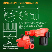 OraGarden Düngermann flüssiger Bio-Wurmdünger mit Düngerspritze 500 ml