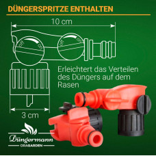 OraGarden Düngermann flüssiger Bio-Wurmdünger mit Düngerspritze 500 ml