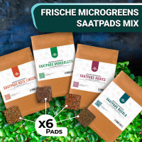 OraGarden Frische Microgreens-Saatpads-Mix 24 Stück
