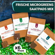 OraGarden Frische Microgreens-Saatpads-Mix 24 Stück