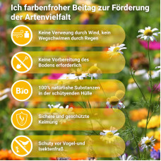 Greenedge Ummantelte Blumensamen Bauerngarten 0.3 kg