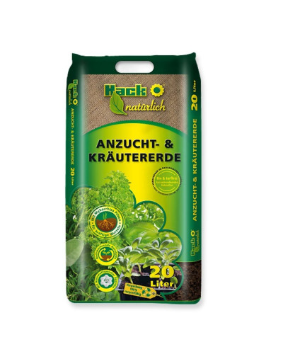 HACK Anzucht- & Kräutererde 20 Liter