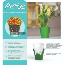 Santino Arte Pflanztöpfe Ø 16.5 cm, H 15 cm Weiß/Violett