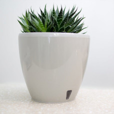 Santino Deco Twin Pflanztöpfe 3er-Set Ø 28.5 cm, H 25.5 cm Weiß