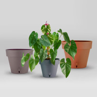 Santino Latina Pflanztöpfe Ø 32.5 cm, H 27.5 cm Anthrazit