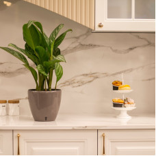 Santino Deco Twin Pflanztöpfe Ø 20 cm, H 17.5 cm Schatten