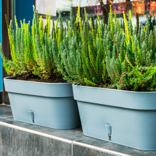 Santino Latina Window Box Pflanztöpfe L 39.5 cm, H 17 cm Jade