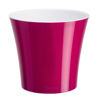 Santino Arte Pflanztöpfe Ø 19.5 cm, H 17.5 cm Weiß/Violett