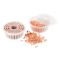 Santino Deco Twin Pflanztöpfe Ø 17 cm, H 15 cm Limettengrün