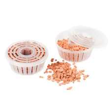 Santino Deco Twin Pflanztöpfe 3er-Set Ø 17 cm, H 15 cm Anthrazit