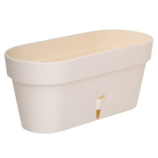 Santino Latina Window Box Pflanztöpfe L 39.5 cm, H 17 cm Cream