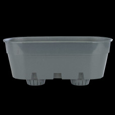 Santino Latina Window Box Pflanztöpfe L 39.5 cm, H 17 cm Anthrazit