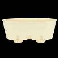 Santino Latina Window Box Pflanztöpfe L 39.5 cm, H 17 cm Cream