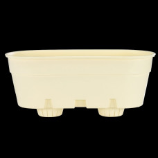 Santino Latina Window Box Pflanztöpfe L 39.5 cm, H 17 cm Cream