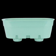 Santino Latina Window Box Pflanztöpfe L 39.5 cm, H 17 cm Jade