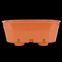 Santino Latina Window Box Pflanztöpfe L 39.5 cm, H 17 cm Terrakotta