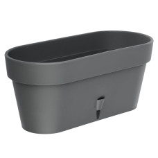 Santino Latina Window Box Pflanztöpfe L 39.5 cm, H 17 cm Anthrazit