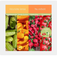 LovePlants Kräuter und Gemüse Extra Bio Anzuchtset