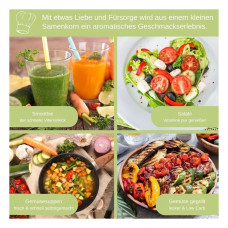 LovePlants Dein 12 Bio Balkon & Hochbeet Gemüsesamen Set