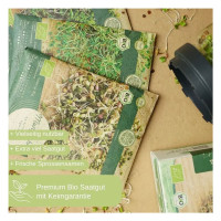 LovePlants Dein 8 Bio Sprossen-Microgreens Samen Set