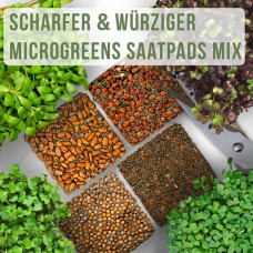 OraGarden Salat Microgreens-Saatpads-Mix 24 Stück mit Bio-Saatgut