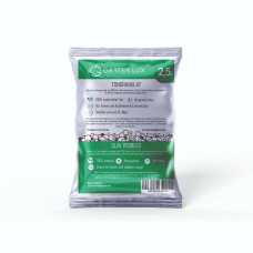 Garten Lux Pflanzgefäße Set (3 Töpfe Ø 16 cm, H 19 cm Transparent + Blähton 2.5 Liter)