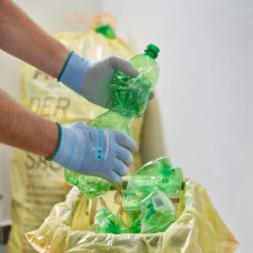 Gebol Handschuh Upcycled Sensitive Hellblau Gr. 5