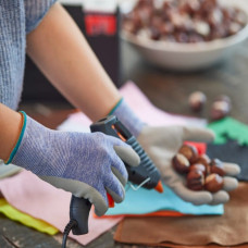 Gebol Handschuh Upcycled Sensitive Dunkelblau Gr. 8