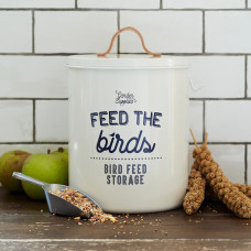 Burgon & Ball Vogelfutterdose 'Feed the Birds' - Creme