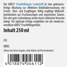 Aries Lockstoff für Fruchtfliegenfalle 250 ml