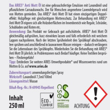 Aries Anti Mott Öl Oberflächenspray für Holz 250 ml