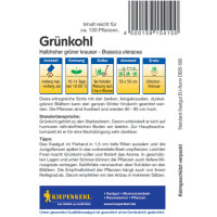 Kiepenkerl Grünkohlsamen Halbhoher grüner krauser