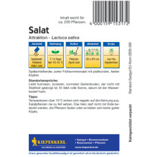 Kiepenkerl Kopfsalatsamen Attraktion