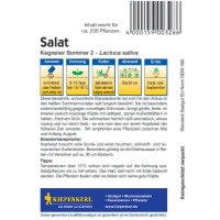 Kiepenkerl Kopfsalatsamen Kagraner Sommer 2
