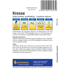 Kiepenkerl Kressesamen Glatte, großblättrig