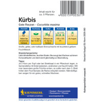 Kiepenkerl Kürbissamen Gele Reuzen / Gelber Zentner