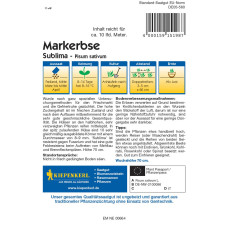 Kiepenkerl Markerbsensamen Sublima