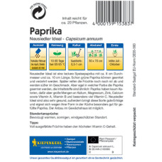 Kiepenkerl Paprikasamen Neusiedler Ideal