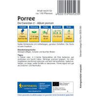 Kiepenkerl Porreesamen De Carentan 2