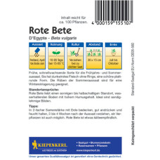 Kiepenkerl Rote Bete Samen D'Egypte