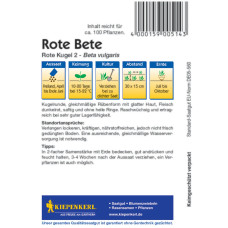 Kiepenkerl Rote Bete Samen Rote Kugel 2