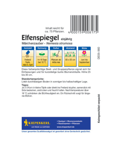 Kiepenkerl Elfenspiegelsamen Märchenzauber